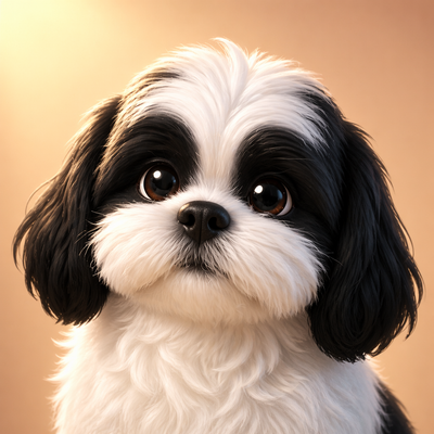Animación 3D · Eterna pet portrait style