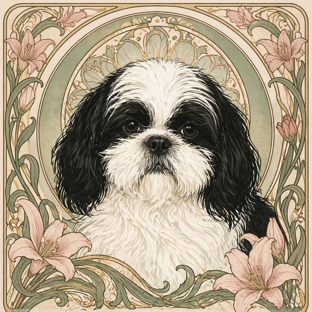 Art Nouveau · Eterna pet portrait style