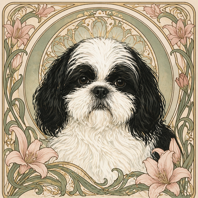 Art Nouveau · Eterna pet portrait style