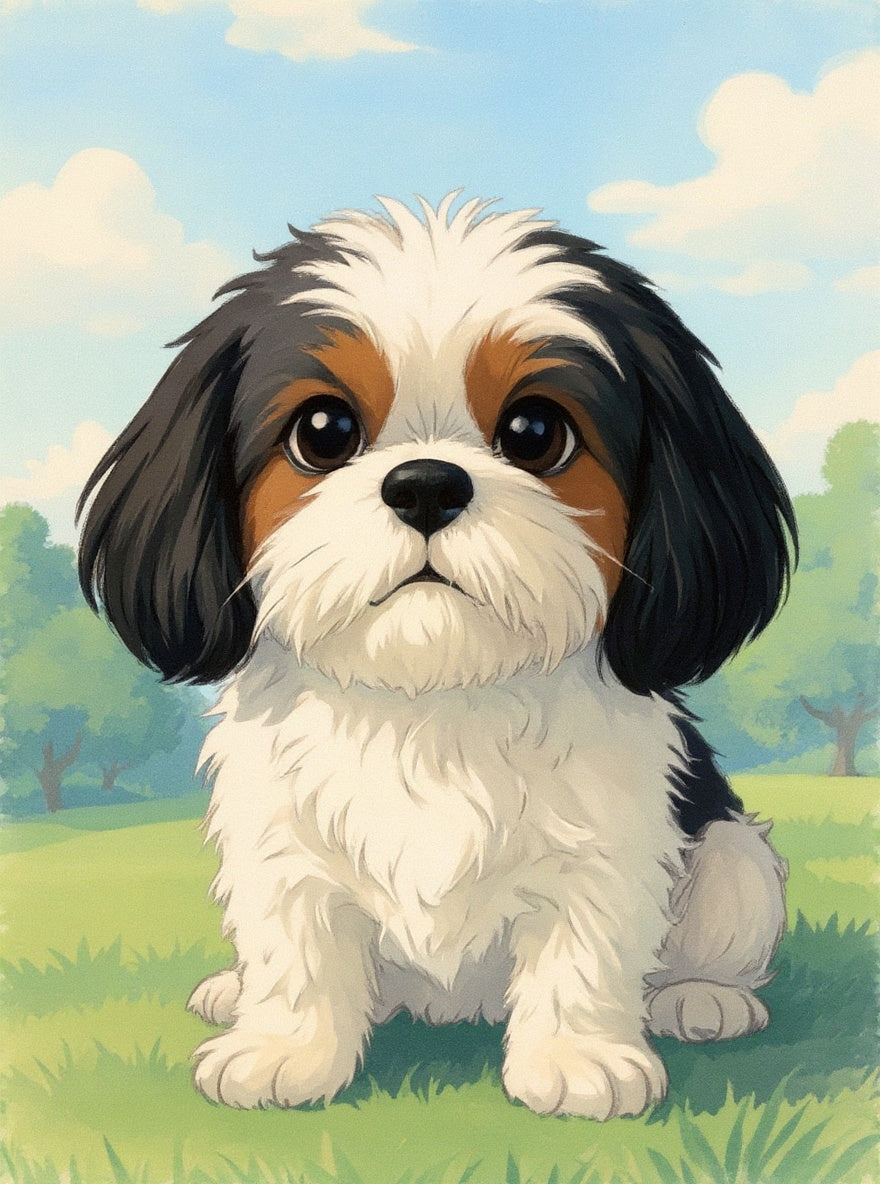 Retrato de Xana en estilo Studio Ghibli