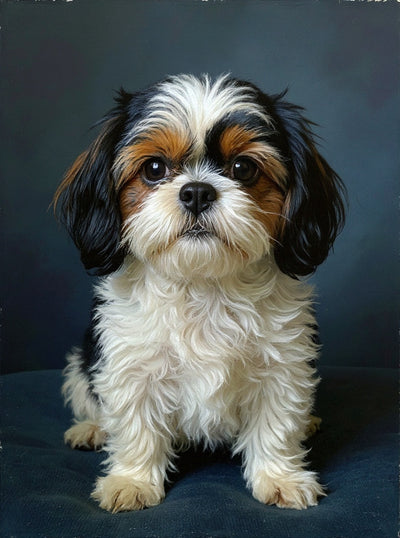 Retrato de Xana en estilo óleo clásico